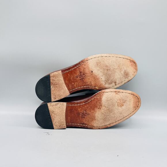 Cole Haan Shoes Mens 9.5 Brown Leather Bit Loafers Slip On Dress Square Toe main image 9
